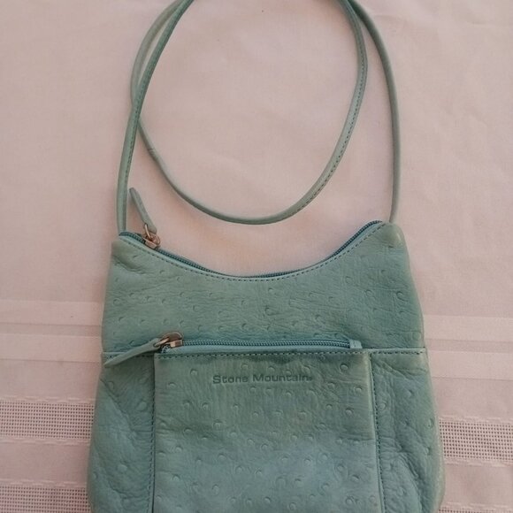 Stone Mountain Leather Teal Purse - Picture 9 of 10
